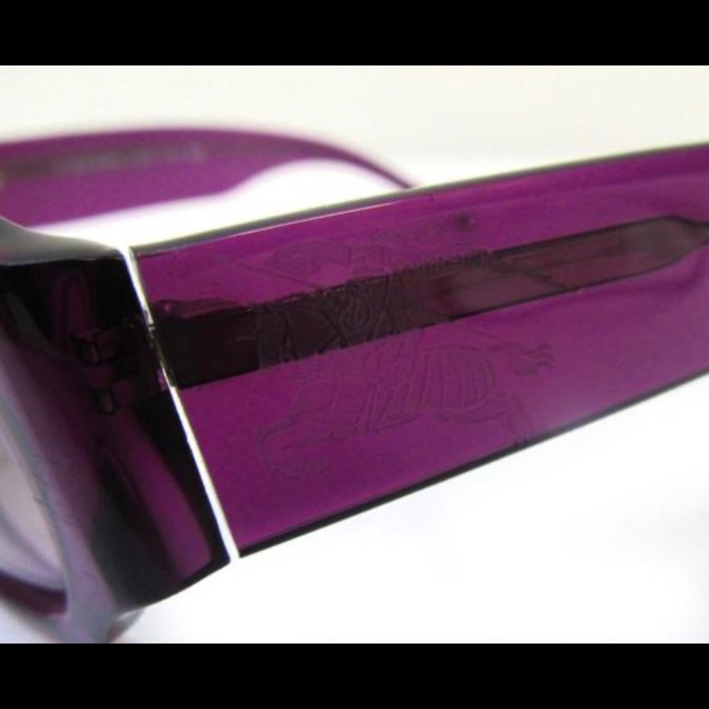 Burberry Purple Rectangular Sunglasses - image 8
